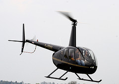 luchtdoop helikopter r44